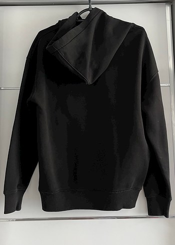 Diğer Siyah Göğüs Baskılı Kadın Sweatshirt