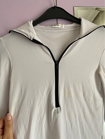 Bershka Beyaz body bluz