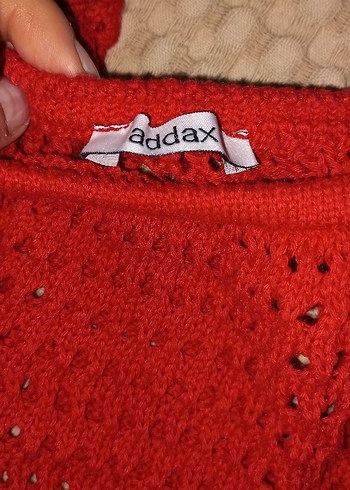 Addax Kırmızı Örgü Kadın Triko