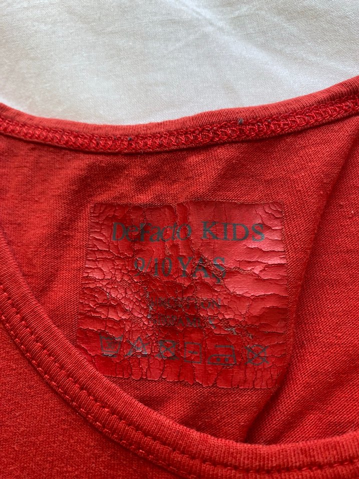 Parlak Kırmızı Erkek Çocuk Atlet - Görsel 2