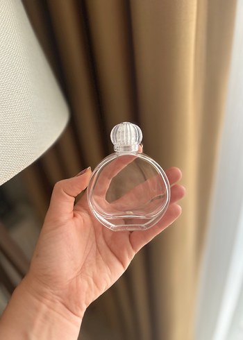 Cam oval boş kolonya şişesi