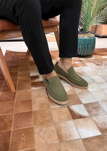 Minimalist Gri Erkek Espadril - Görsel 5
