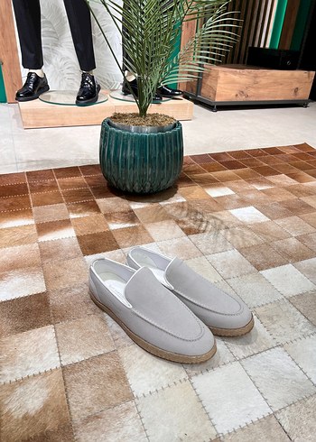 Minimalist Gri Erkek Espadril - Görsel 3