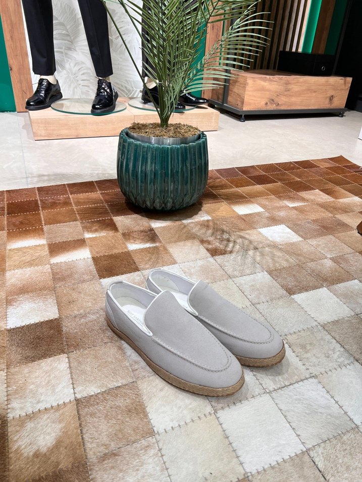 Minimalist Gri Erkek Espadril - Görsel 3