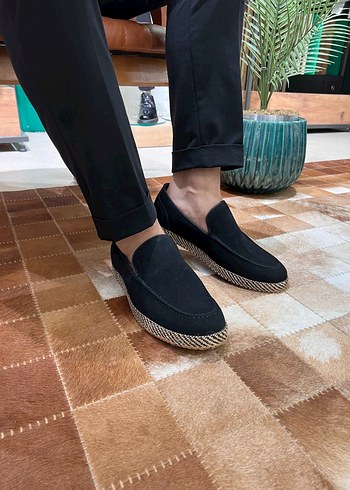 Siyah Erkek Günlük Espadril Ayakkabı - Görsel 2