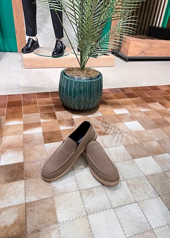 Yılan Desenli Kahverengi Erkek Espadril - Görsel 2