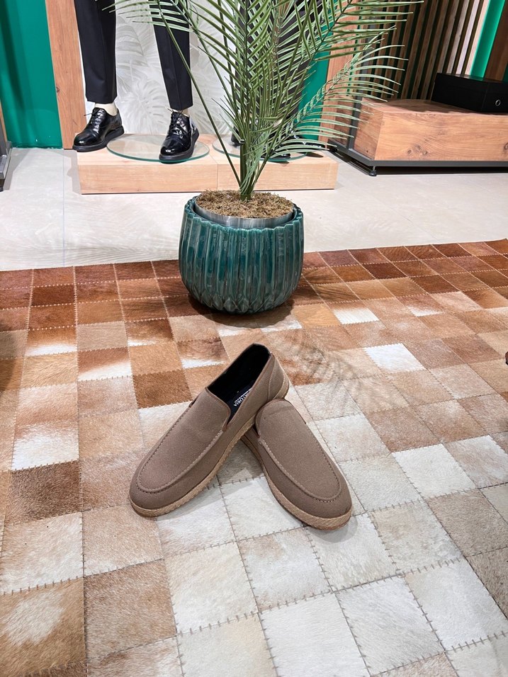 Yılan Desenli Kahverengi Erkek Espadril - Görsel 2