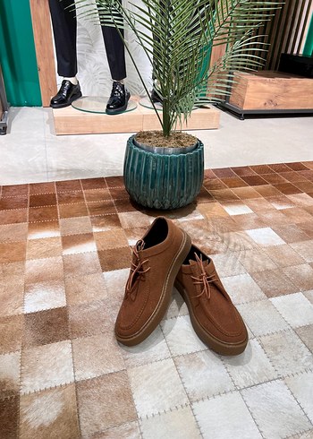 Erkek Kahverengi Süet Günlük Spor Ayakkabı - Görsel 3