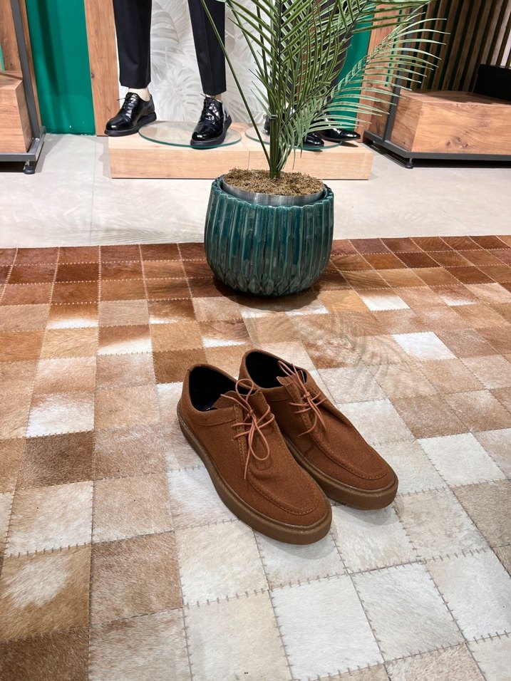 Erkek Kahverengi Süet Günlük Spor Ayakkabı - Görsel 4