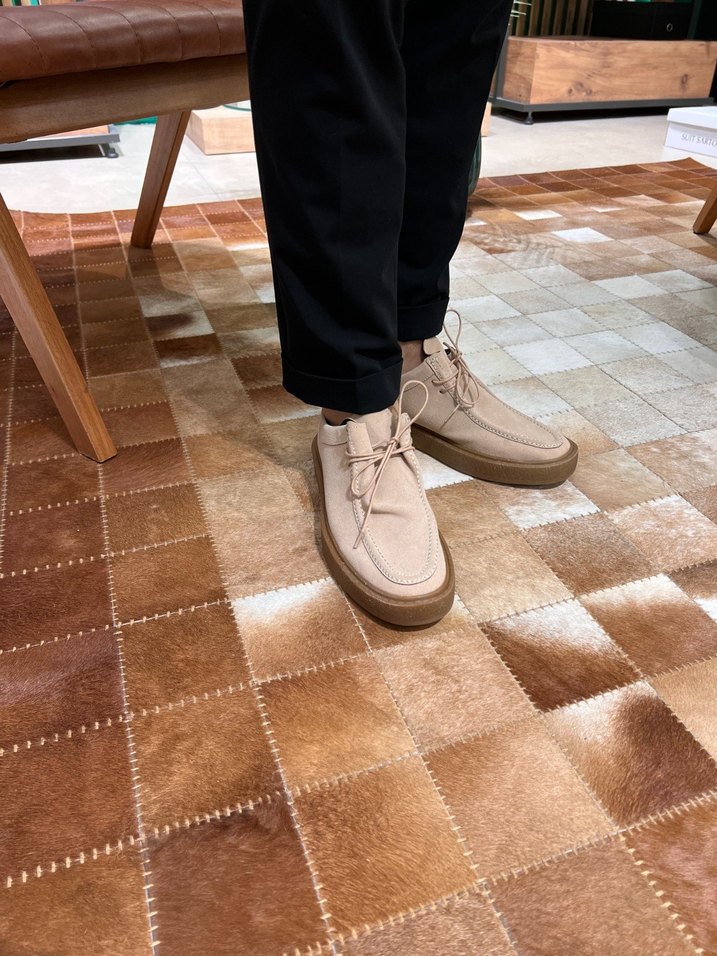 Bej Süet Erkek Günlük Ayakkabı - Görsel 2