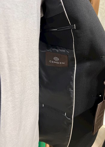 Klasik Kesim Siyah Düğmeli Erkek Ceket 4023-01 - Görsel 6