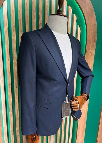 Koyu Lacivert Erkek Ofis Ceketi 4023-02 - Görsel 2