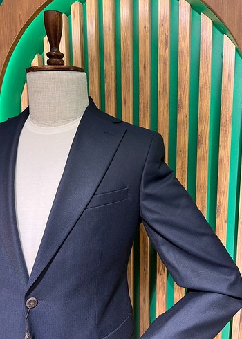 Koyu Lacivert Erkek Ofis Ceketi 4023-02 - Görsel 4