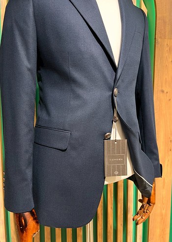 Lacivert Erkek Klasik Kesim Ceket 4023-02B - Görsel 3