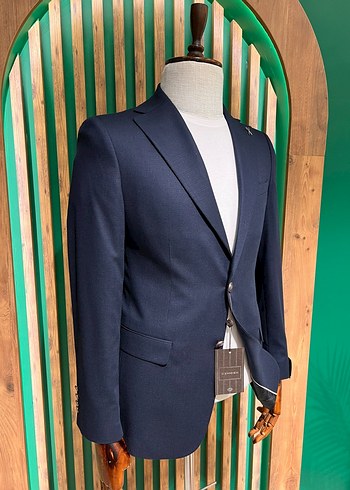 Lacivert Erkek Klasik Kesim Ceket 4023-02B - Görsel 2