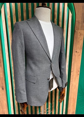 Gri Modern Klasik Erkek Ceket 4023-06B - Görsel 2