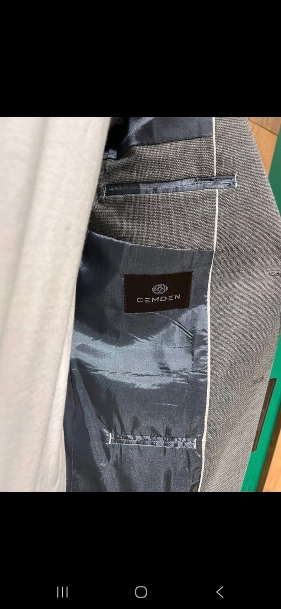 Gri Modern Klasik Erkek Ceket 4023-06B - Görsel 5