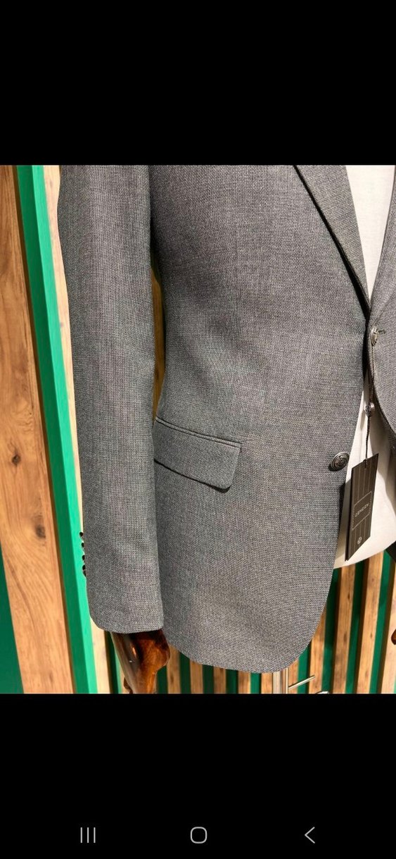 Gri Modern Klasik Erkek Ceket 4023-06B - Görsel 3