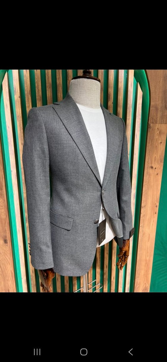 Gri Modern Klasik Erkek Ceket 4023-06B - Görsel 2