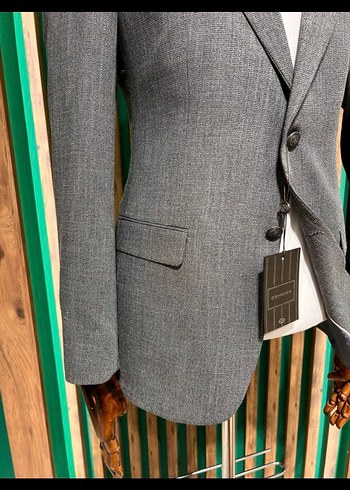 Gri Klasik Erkek Ceket 4023-07 - Görsel 3