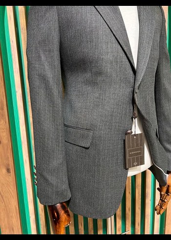 Gri Modern Klasik Erkek Ceket 4023-06A - Görsel 3