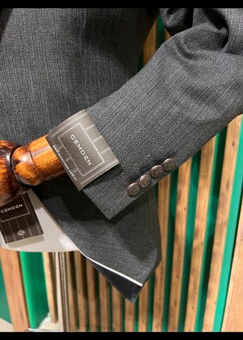 Gri Modern Klasik Erkek Ceket 4023-06A - Görsel 5