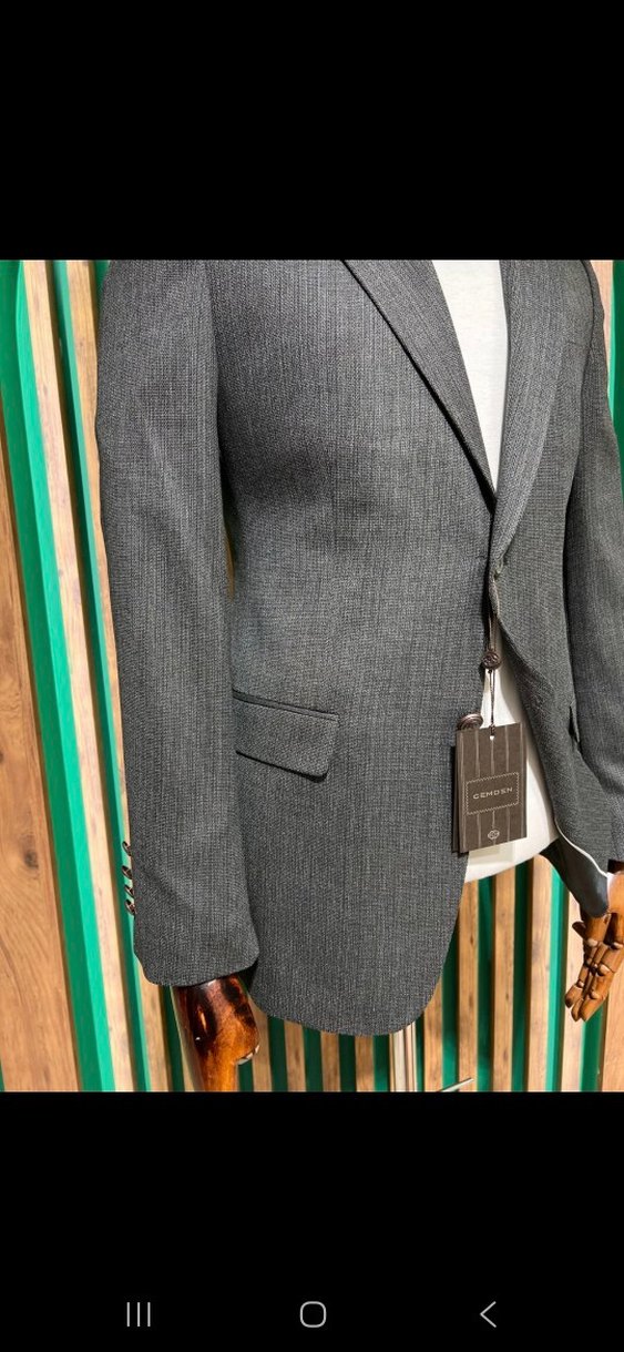 Gri Modern Klasik Erkek Ceket 4023-06A - Görsel 3