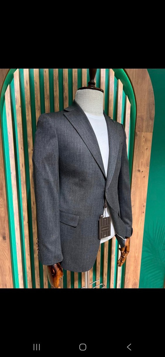 Gri Modern Klasik Erkek Ceket 4023-06A - Görsel 2