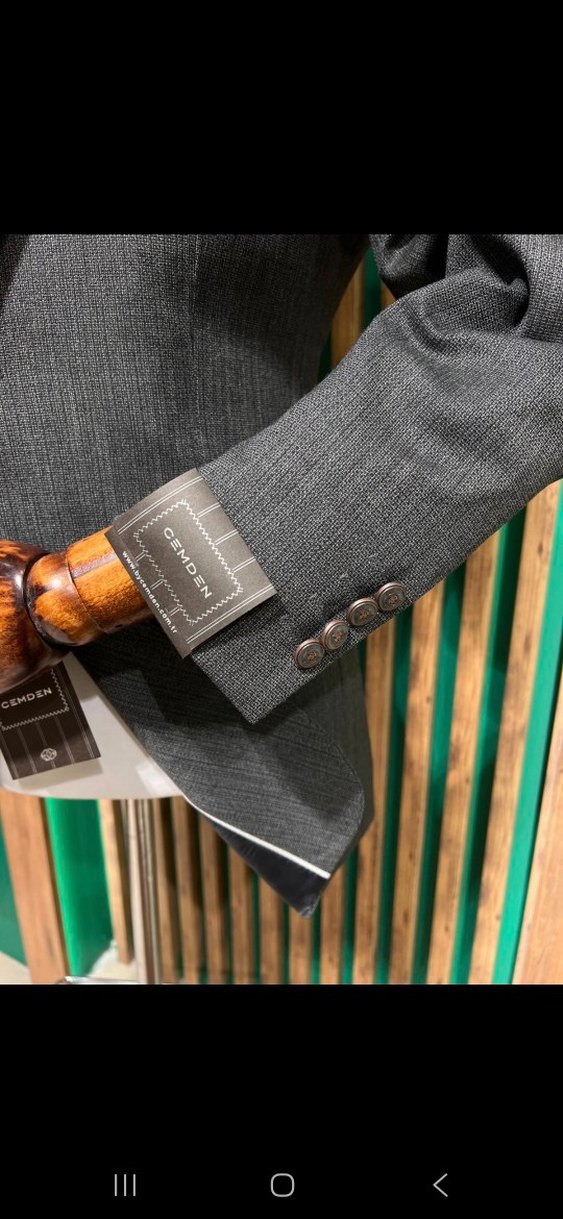 Gri Modern Klasik Erkek Ceket 4023-06A - Görsel 5