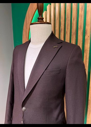 Klasik Kesim Kahverengi Erkek Ceket 4023-08 - Görsel 3