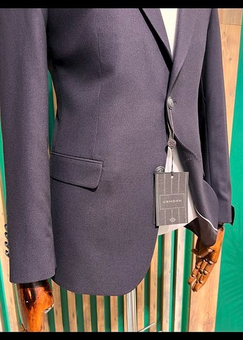 Klasik Kesim Kahverengi Erkek Ceket 4023-08 - Görsel 4