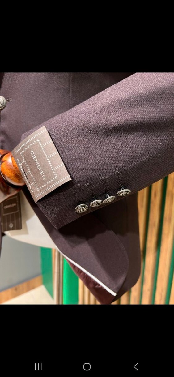 Klasik Kesim Kahverengi Erkek Ceket 4023-08 - Görsel 5