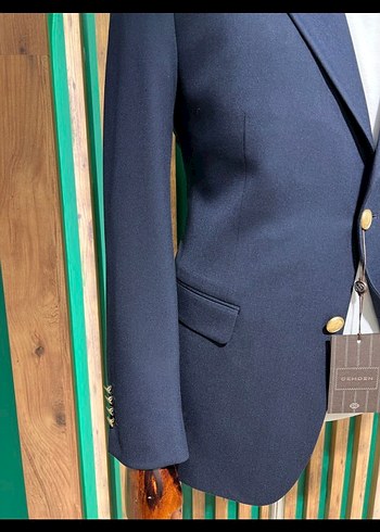 Erkek Lacivert Klasik Kesim Ceket 4023-02Z - Görsel 3