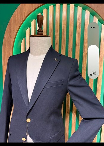 Erkek Lacivert Klasik Kesim Ceket 4023-02Z - Görsel 4