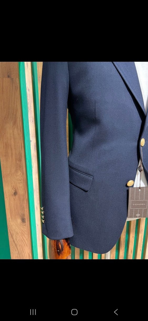 Erkek Lacivert Klasik Kesim Ceket 4023-02Z - Görsel 3