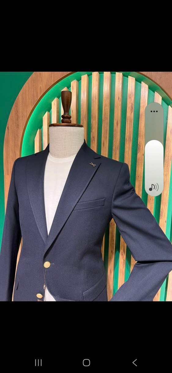 Erkek Lacivert Klasik Kesim Ceket 4023-02Z - Görsel 4