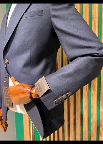 Lacivert Düğmeli Erkek Ceket 4023-02Y - Görsel 5