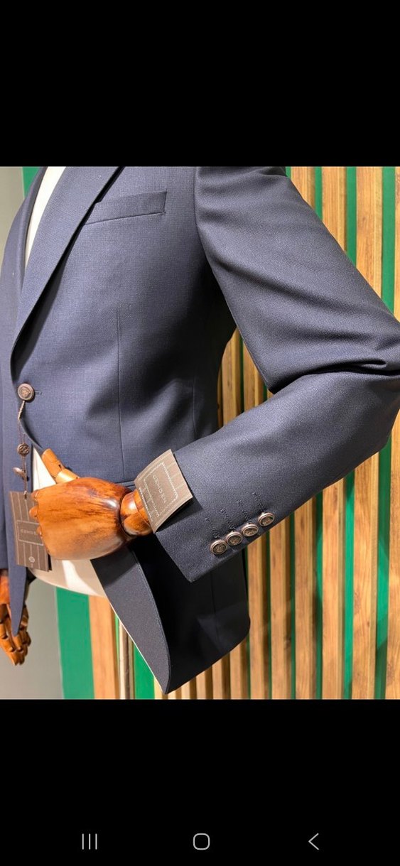 Lacivert Düğmeli Erkek Ceket 4023-02Y - Görsel 5