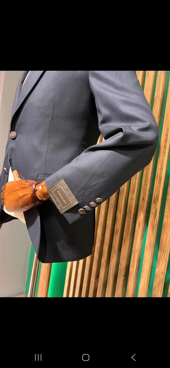 Lacivert Klasik Kesim Erkek Ceket 4023-02V - Görsel 5