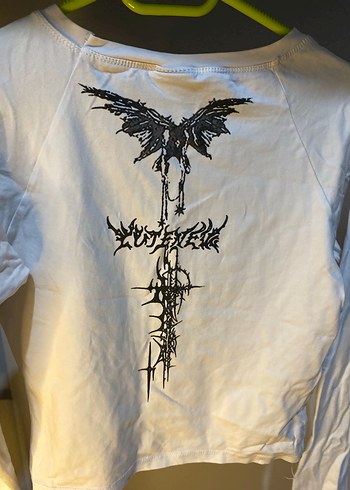 Beyaz Uzun Kollu Basic Tişört - Görsel 3