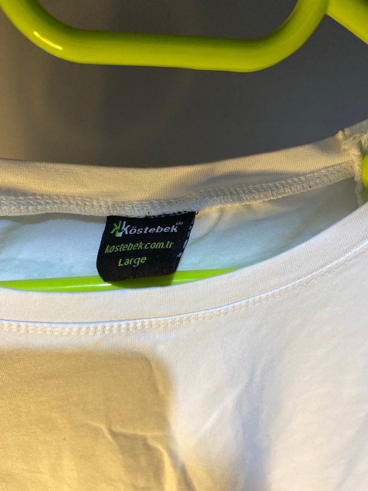 Beyaz Uzun Kollu Basic Tişört - Görsel 2