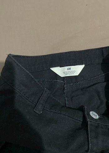 Siyah Düğmeli Midi Kot Etek - Görsel 2