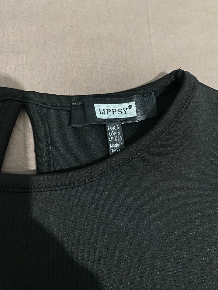 Siyah Uzun Kollu Basic Tişört - Görsel 2