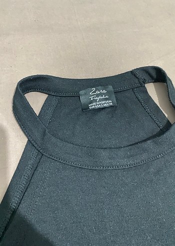 Kadın Siyah Yüksek Yakalı Atlet - Görsel 2