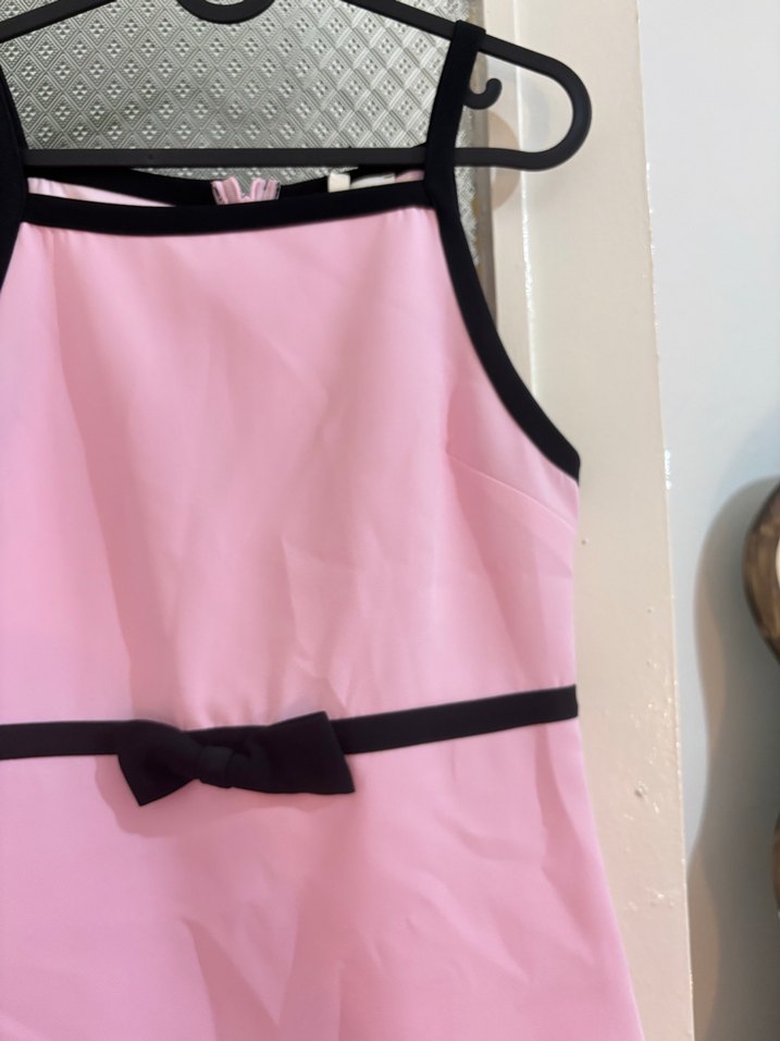 Pembe Mini Straplez Kemerli Kadın Elbise - Görsel 3