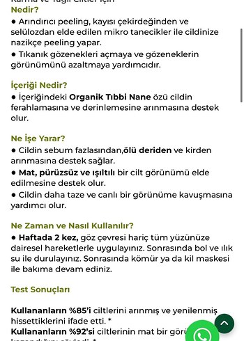 Yves Rocher Yves rocher pure menthe arındırıcı peeling