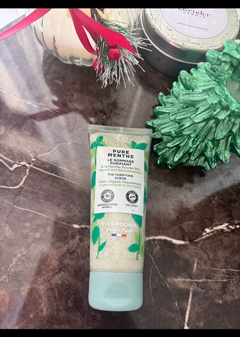 Yves rocher pure menthe arındırıcı peeling