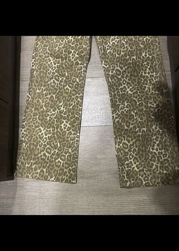 Yeni zara leopar desenli jean - Görsel 2