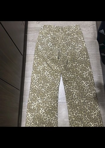 Yeni zara leopar desenli jean - Görsel 5