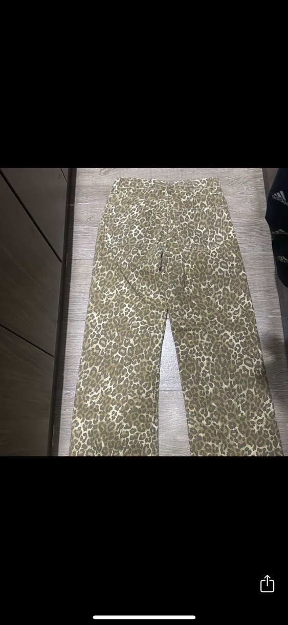 Yeni zara leopar desenli jean - Görsel 5